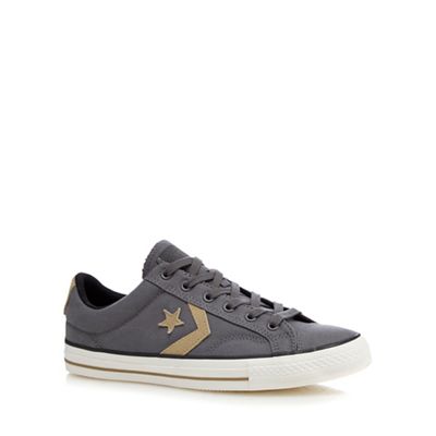 Grey 'Star Player' lace up shoes